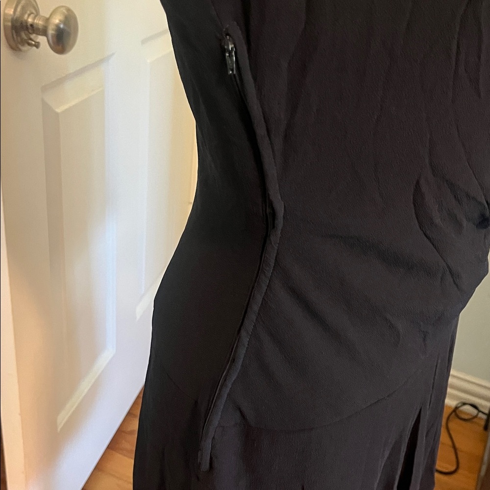 Elegant Black Wrap style Dress - Picture 7 of 11